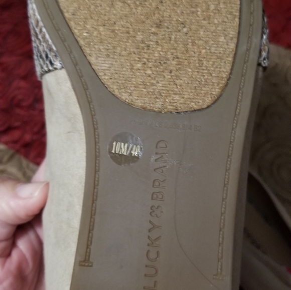 Lucky brand Woman's shoes Size 10 brand new - Picture 4 of 4
